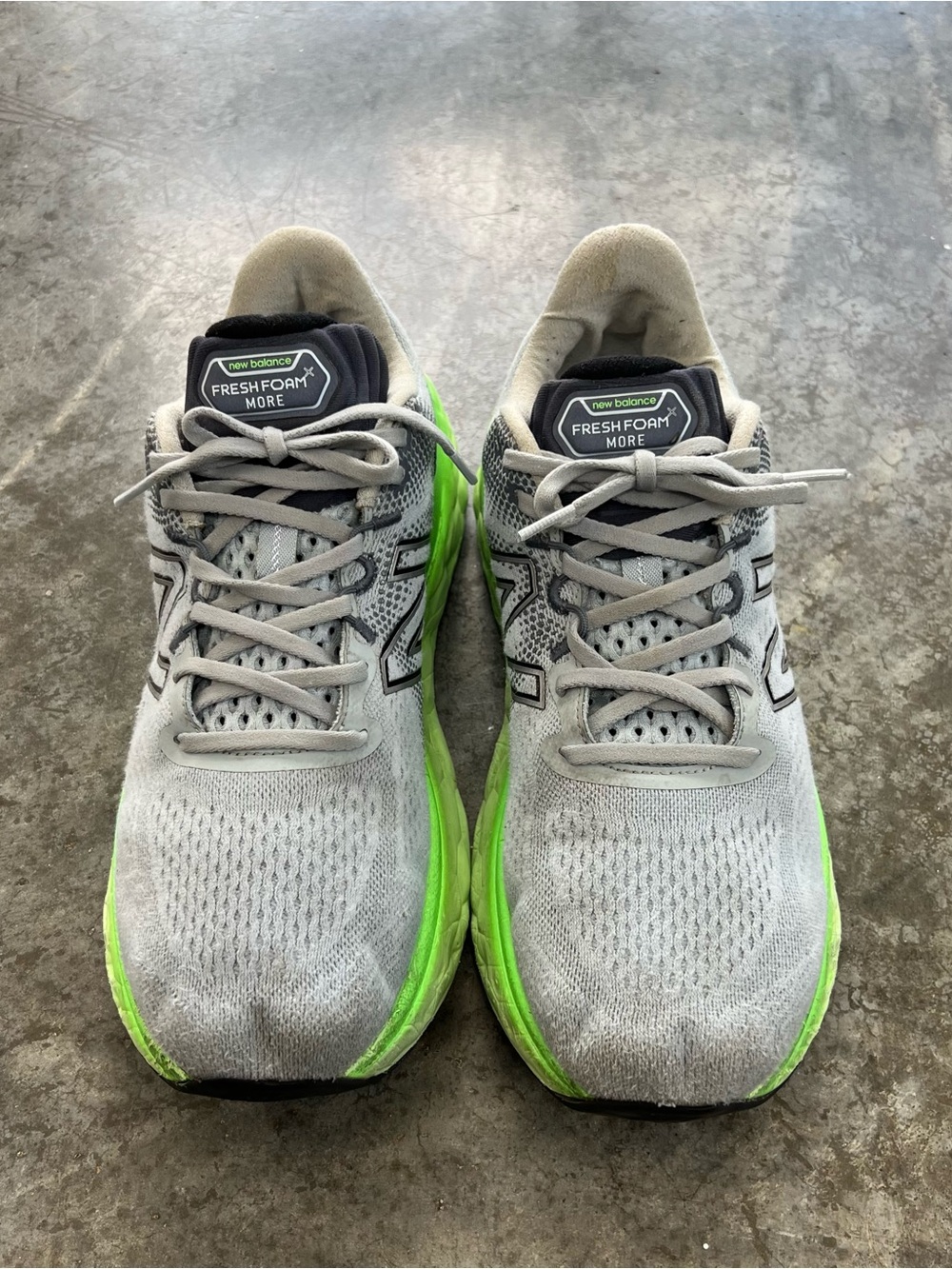 New Balance Fresh Foam More v4 Running Shoes Gray Green Men’s Size 11 - Picture 3 of 12